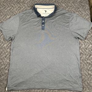 Anderson Ord Polo Shirt Men’s 2XL Blue Stripes Golf Performance